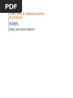 Advance Messaging System: Sms Api Document