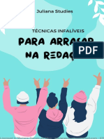 Tecnicas Infaliveis para Arassar Na Redação - Juliana Studies - Ebook Verde