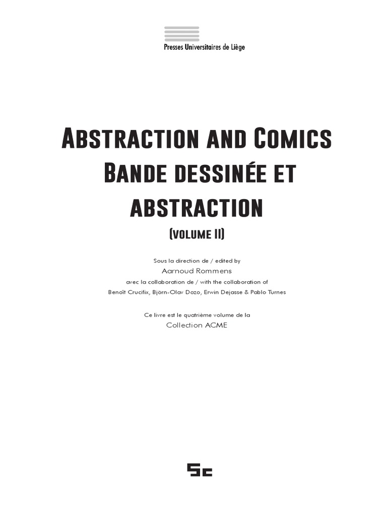 Abstract Comics Vol 2 BD, PDF, Semiotics