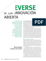 Atreverse A La Innovación Abierta (Artículo) Autor Nunzia Auletta y Lorenzo Lara Carrero