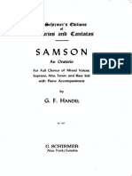 Handel - Samson (PV, Schirmer)