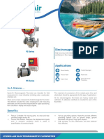 Hydro-Air Electromagnetic Flowmeter Datasheet