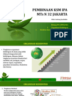 KSM Pembinaan Ipa Sabtu Organisasi Kehidupan & Struktur Tumbuhan