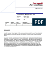 FT TransactionMgr Block Data