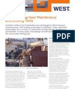 Crane Slewing Gear Maintenance and Rocking Tests: Greasing