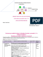 Dezv. Pers - CL 5 Pe Unitati de Inv 2020-2021