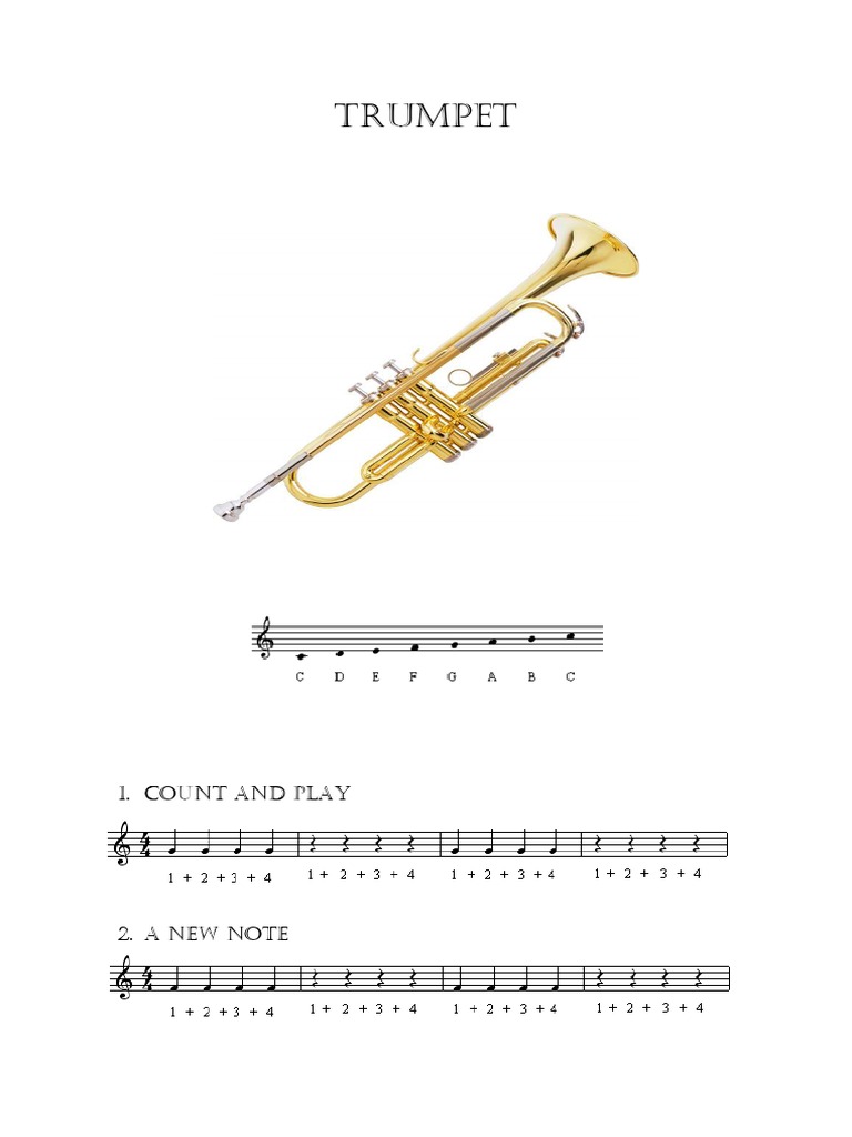 Trumpet: 1. Count and Play | PDF