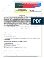 4º Bloco de Atividades de Língua Portuguesa PRONTOOOO