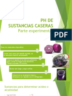 36.10 Práctica de Identificación de PH de Sustancias Caseras