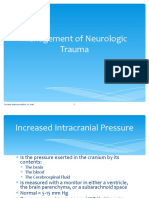 Management of Neurologic Trauma: Bryiane Pascua Medina, RN, Man 1