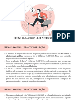 Lei Anticorrupção 12.846/2013