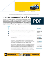 GLIFOSATO NO MATÓ A NIÑOS DE ALTO NAYA - Archivo Digital de Noticias de Colombia y El Mundo Desde 1.990