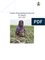Country Programming Framework For Nigeria