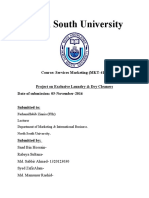 North South University: Course: Services Marketing (MKT-412)