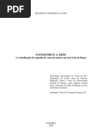 o engenho e a arte dissertação sobre jose lins