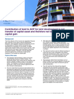 Contribution of Land To AOP For Joint Development Is Not Transfer of Capital Asset and Therefore Not Taxable As Capital Gain