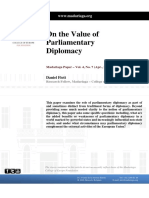 On The Value of Parliamentary Diplomacy: Daniel Fiott