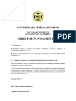 Direitos Fundamentais: Universidade Lusíada Do Porto