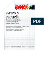 ARTES Y ESCUELA Aspectos Curriculares PDF