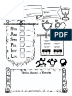 custom character sheet, Diogo Nogueira