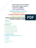 Obtención e Identificación de Hidrocarburos Alcanos - Alquenos - Alquinos Titulos