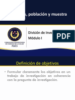 4 - Objetivos, Población y Muestra