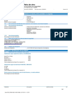 Sulfato de Zinc: Fichas de Datos de Seguridad