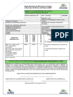 1º Bimestre - FICHA DE REGISTRO -2021- EDUCAÇÃO INFANTIL