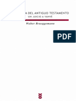 121. Teología Del Antiguo Testamento. Un Juicio a Yahvé