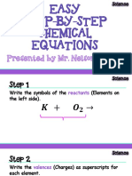 Science 9TH - Chemical Equations