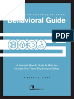 The Four Stages of Psychological Safety Behavioral Guide