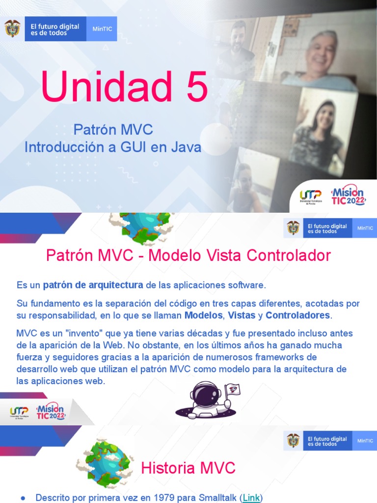 Introducción al Patrón MVC en Java | PDF | Modelo – Vista – Controlador ...