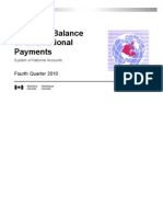 Canada's Balance of International Payments: Fourth Quarter 2010