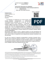 Permiso sanitario renovado para supermercado Puerto Market en Puerto Cabello