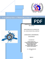 Unidad Iv Localizacion y Distribucion Trabajo