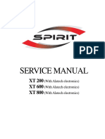 Service Manual: XT 200 XT 600 XT 800