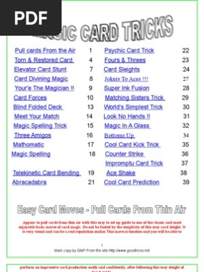 card tricks