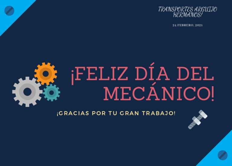 Día Del Mecanico PDF
