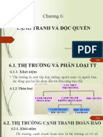 Chương 6 Cạnh Tranh Và Độc Quyền