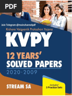 Kvpy Past Year