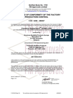 Certificate of Conformity of The Factory Production Control: 1725 - CPR - M0007