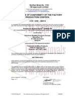 Certificate of Conformity of The Factory Production Control: 1725 - CPR - M0010