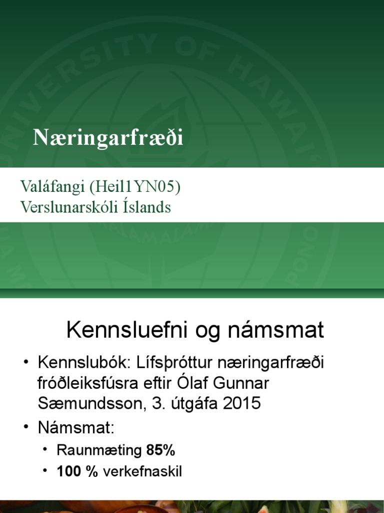 1.0 Inngangur | PDF