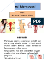Fisiologis Siklus Menstruasi