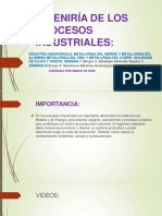 Ipi Industria Siderúrgia y Metalurgia. Setima y Octava Semana