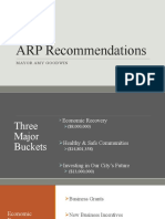 ARP Recommendations: Mayor Amy Goodwin