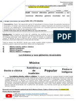 Guía 2 4° Básico Géneros Musicales