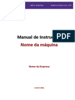 Modelo de Manual de Instrucoes de Maquina NR 12 Normatiza
