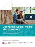 Delivering Social Value: Measurement: A Guide To Measuring The Social Value of Buildings and Places