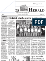 District Slashes Nine Positions: Elphos Erald